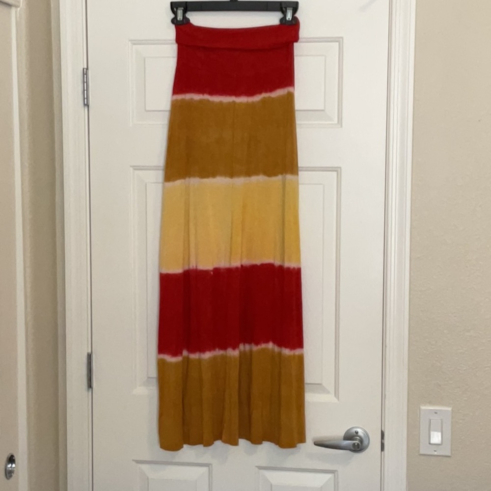 Lucky brand Tie dyed, Colorful Women's Maxi dress\Skirt, size M – L,